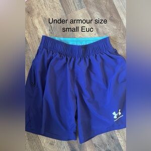 Men's under armour shorts small
